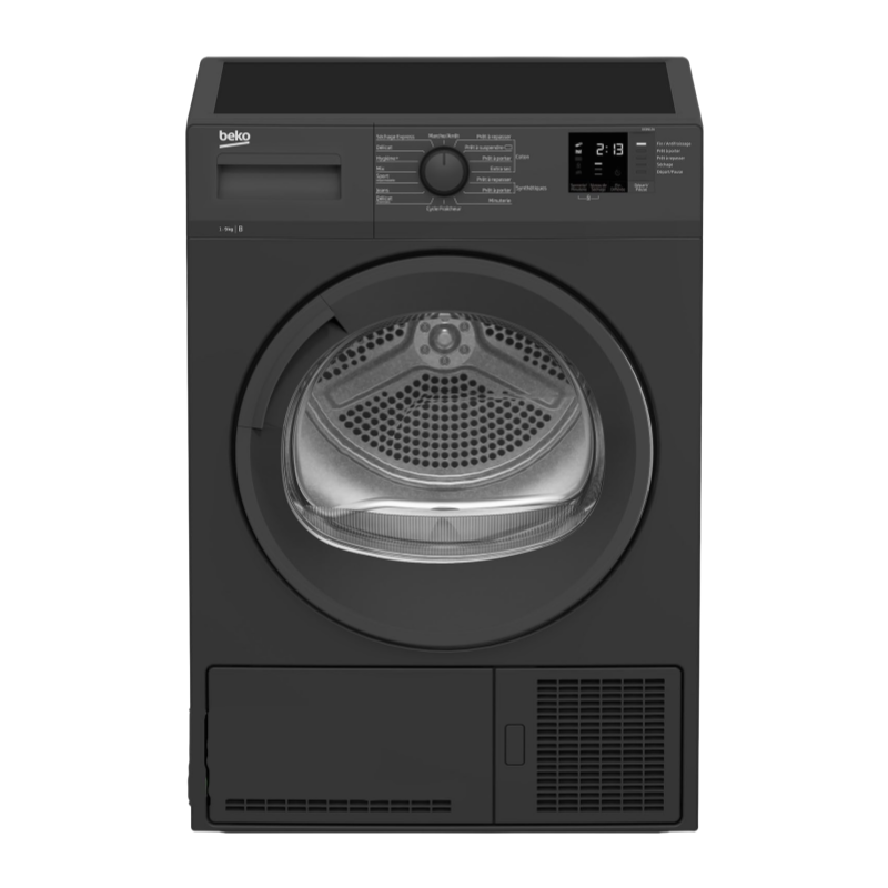 2026 Sèche-linge BEKO DCB912A Anthracite à condensation 9 Kg Eco Sense 110l