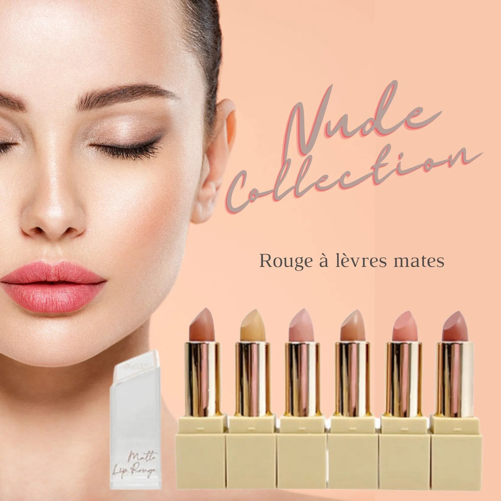 2026 Nude Collection - Rouge à lèvres mat - 1 Laced up