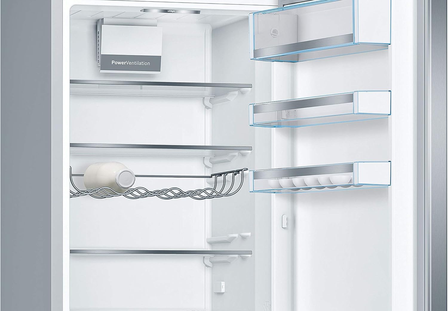 2026 KGE398IBP - Série 6, Réfrigérateur combiné pose-libre, 201 x 60 cm, Inox anti trace de doigts