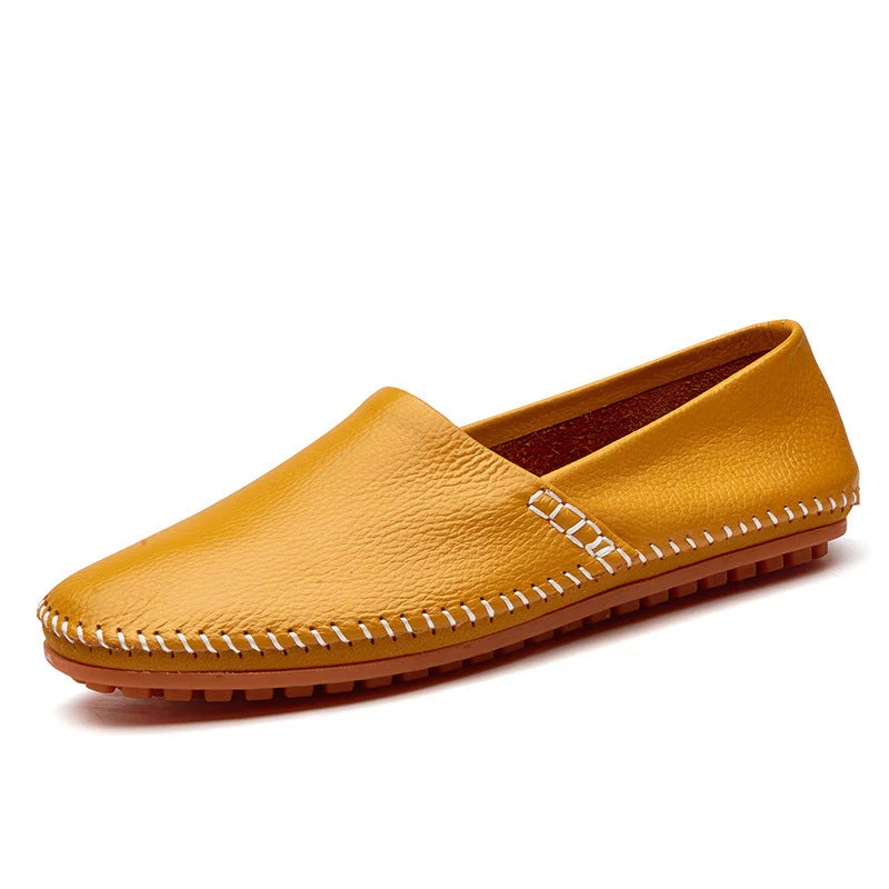 2026 Men's Comfortable Rubber Sole Slip On Casual Driving Loafers