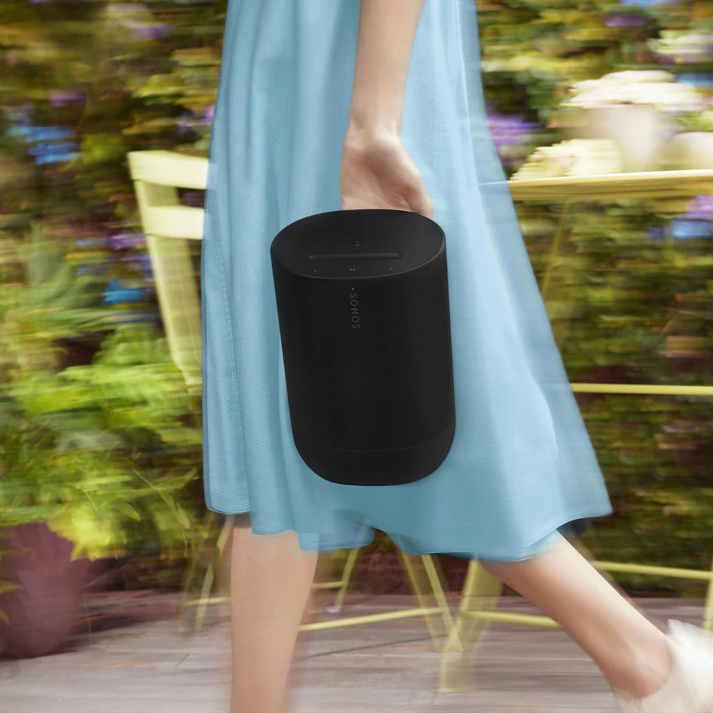 2026 2025 Sonos Move 2 – Enceinte Portable Intelligente avec Batterie 24 Heures, Bluetooth et Wi-Fi, Résistante à l’Eau (Noir)