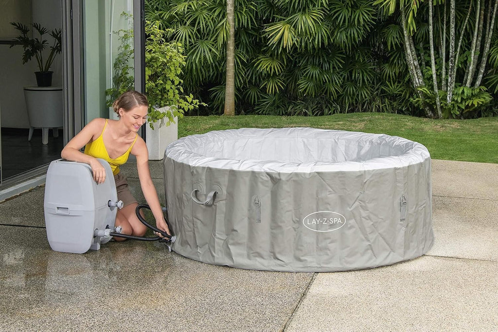 2026 Spa gonflable rond BESTWAY Lay-Z-Spa® Miami Airjet™ 2 - 4 personnes