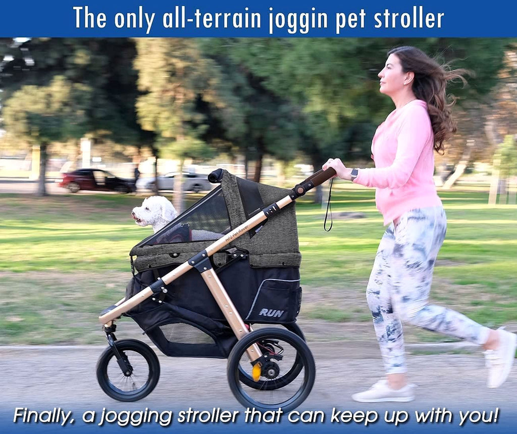 2026 Buggy de jogging sportif pour animaux avec roues en caoutchouc confort