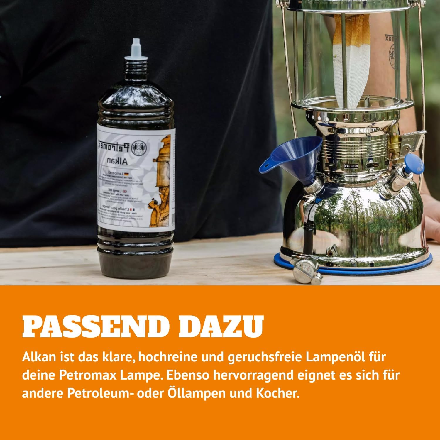 2026 HK500 Drucklaterne, 500 Kerzenstärke mit 1 Quart Kerosintank für Zuhause, Camping oder als Notbeleuchtung, handmontierte 400-Watt-Hochdrucklampe, poliertes Messing