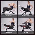 2026 MERACH Multi-Functional Adjustable Ab Machine Workout Bench Sit Up Machine Push Up Exercise Chair for Home Gym