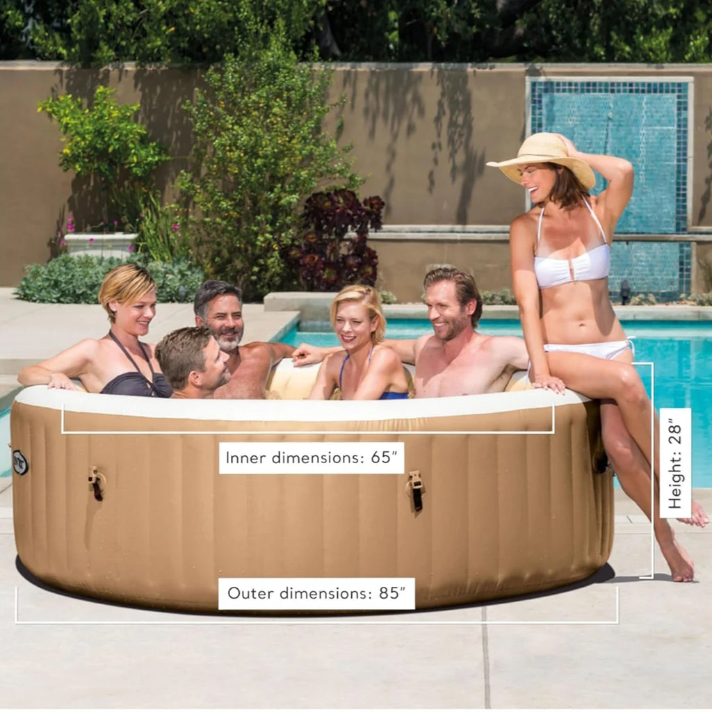 2026 2025 Intex PureSpa Bubble Massage 120-Düsen Aufblasbarer Whirlpool Spa-Set
