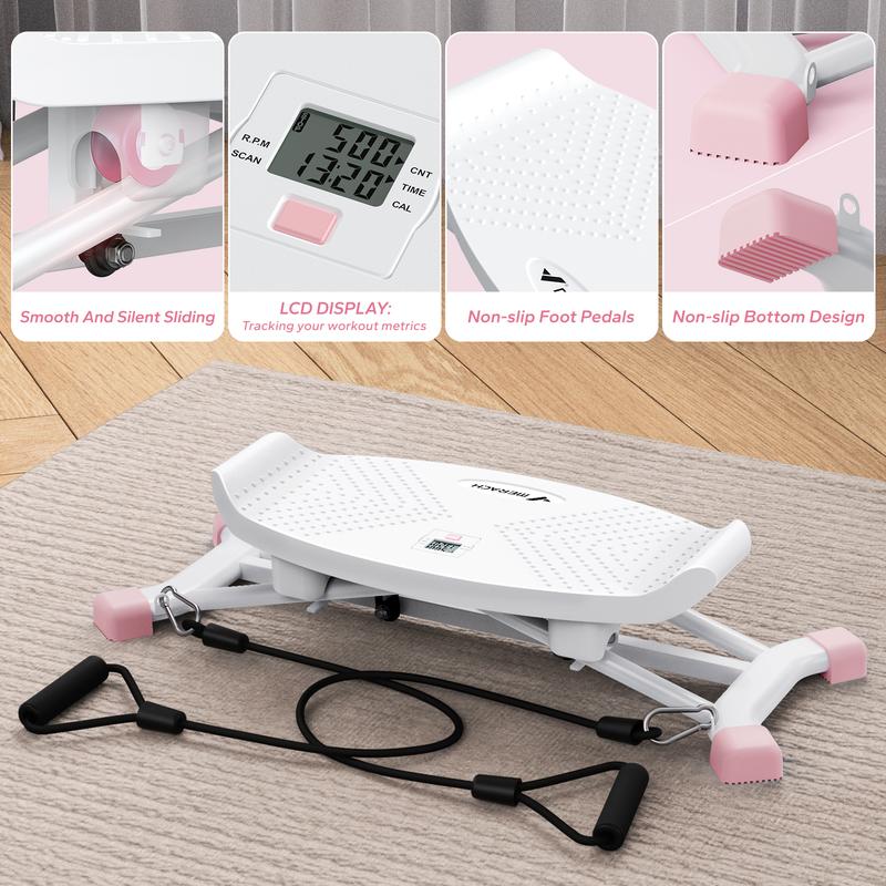 2026 Merach Balancing Machine, Leg Exercise Low Impact Plyometric Training Fun Cardio Trainer Full Body Aerobic Exercise Equipment
