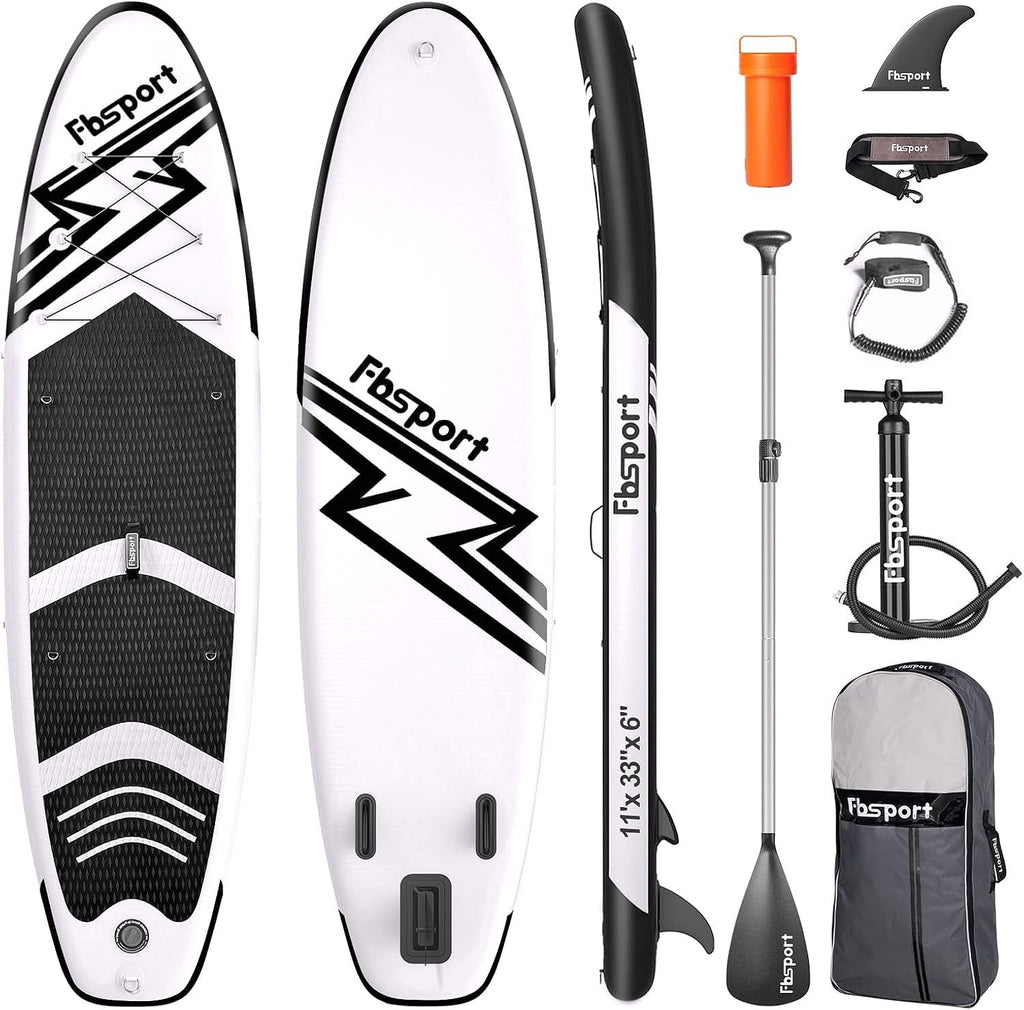 2026 Premium Stand Up Paddle Board, Yoga Board with Durable SUP Accessories & Carry Bag | Wide Stance, Surf Control, Non-Slip Deck, Leash, Paddle and Pump for Youth & Adult