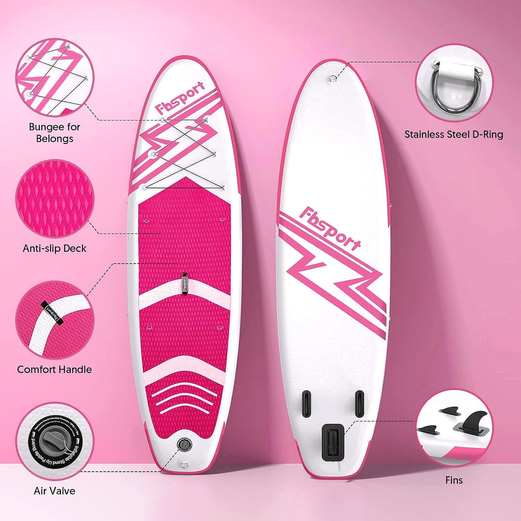 2026 Premium Stand Up Paddle Board, Yoga Board with Durable SUP Accessories & Carry Bag | Wide Stance, Surf Control, Non-Slip Deck, Leash, Paddle and Pump for Youth & Adult