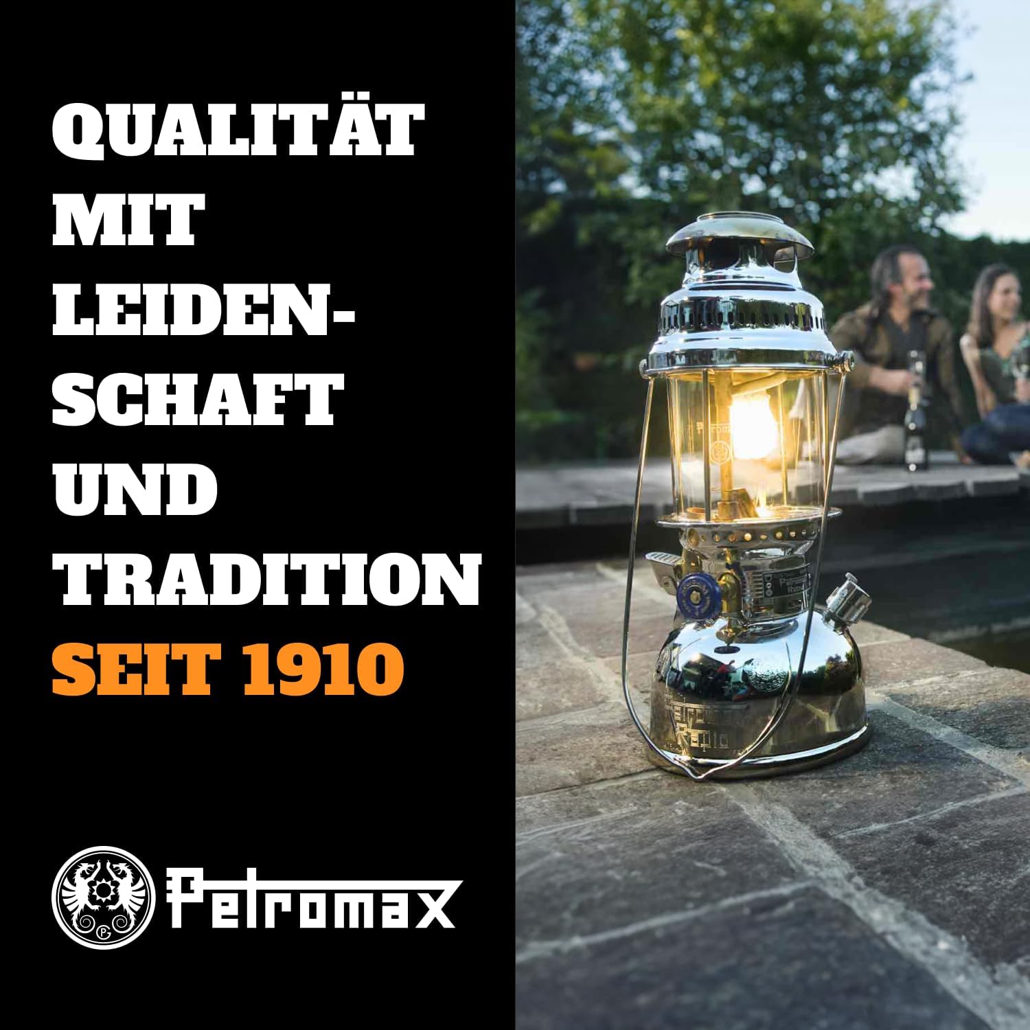 2026 HK500 Drucklaterne, 500 Kerzenstärke mit 1 Quart Kerosintank für Zuhause, Camping oder als Notbeleuchtung, handmontierte 400-Watt-Hochdrucklampe, poliertes Messing