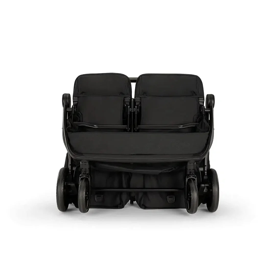 2026 2025 Nuna TRVL dubl Geschwisterwagen – Caviar | Leichter Doppelkinderwagen ab Geburt, kompatibel mit PIPA™ Babyschalen