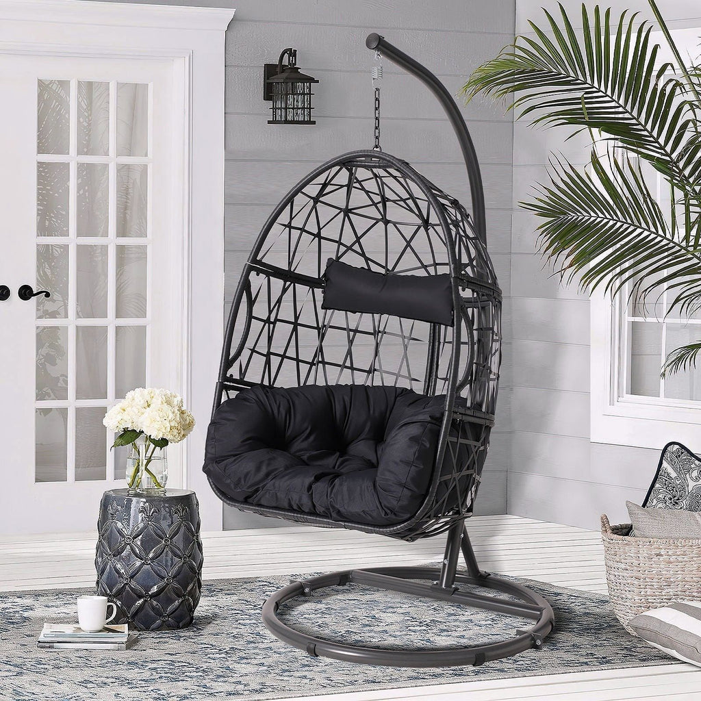 2026 Haverchair Fauteuil suspendu en œuf avec support pour extérieur et terrasse