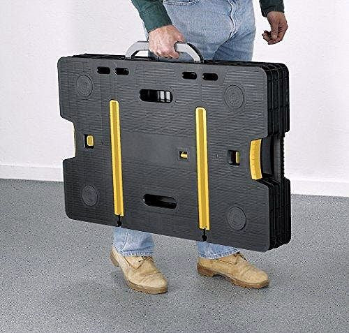 2026 Table de travail / établi pliable Keter pour scie à onglet – Noir / Jaune