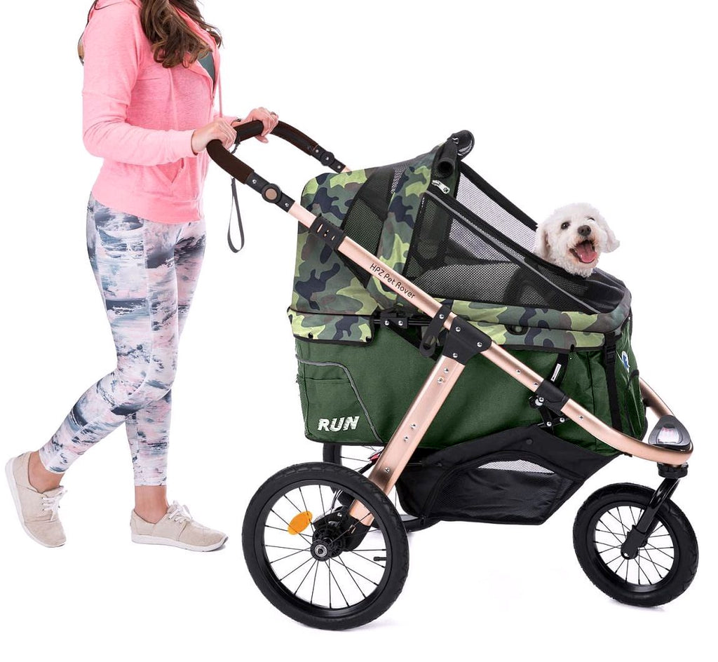 2026 Buggy de jogging sportif pour animaux avec roues en caoutchouc confort