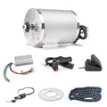 2026 72 V 3000 W bürstenloser Motorsatz mit 24 Mosfet 50 A-Controller und Gashebel für Elektroroller, E-Bike-Motor, Motorrad-DIY-Teileumbausatz (6 Teile in 1 und Motor mit Fuß)