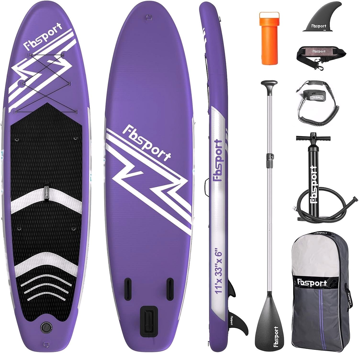 2026 Premium Stand Up Paddle Board, Yoga Board with Durable SUP Accessories & Carry Bag | Wide Stance, Surf Control, Non-Slip Deck, Leash, Paddle and Pump for Youth & Adult