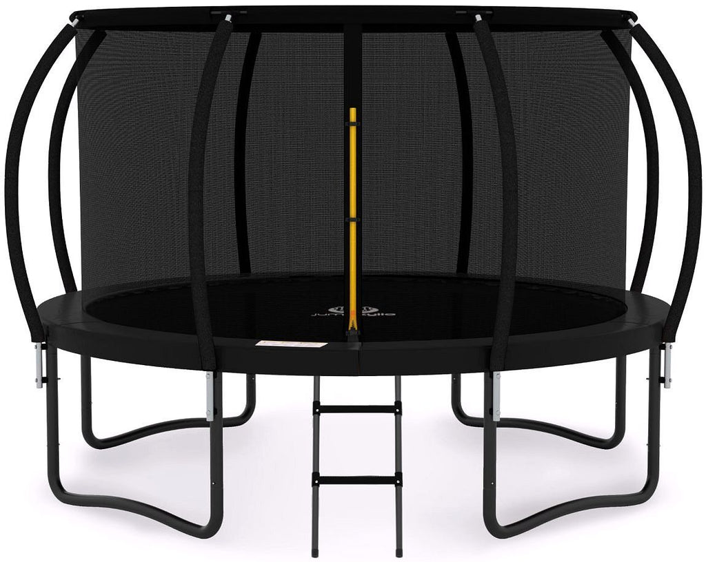 2026 Trampoline d’extérieur JUMPZYLLA avec filet de sécurité pour enfants – 8 FT