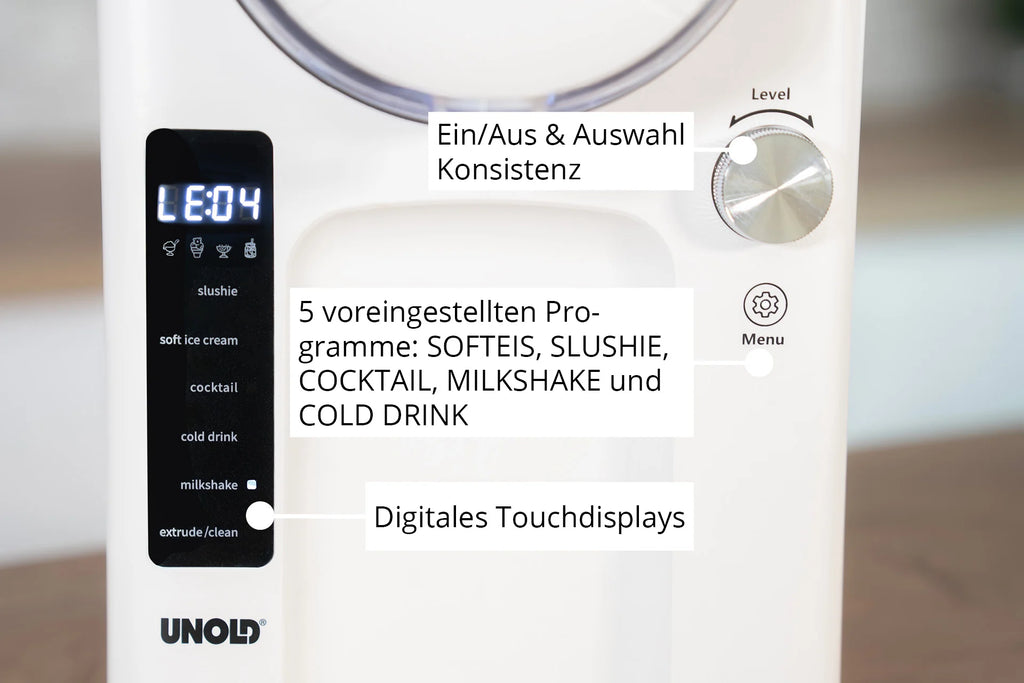 2026 2in1-Slush und Softeismaschine Sofie