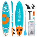 2026 COOLCAA 354cmx86cmx15cm Stand Up Paddling Board mit Premium SUP Zubehör, Tragkraft bis 210kg, SUP Board für Erwachsene und Jugendliche Aller Niveaus