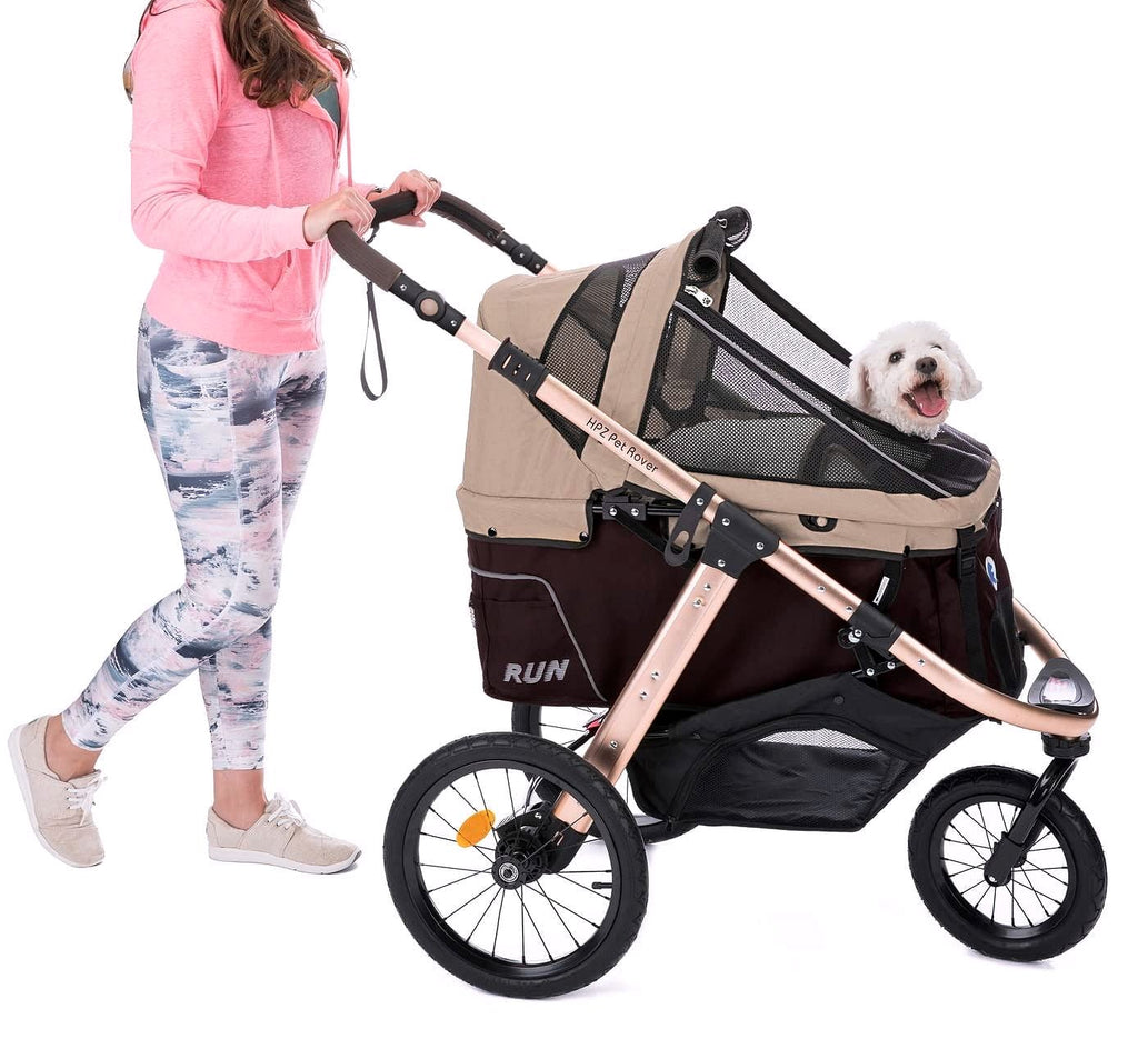 2026 Buggy de jogging sportif pour animaux avec roues en caoutchouc confort