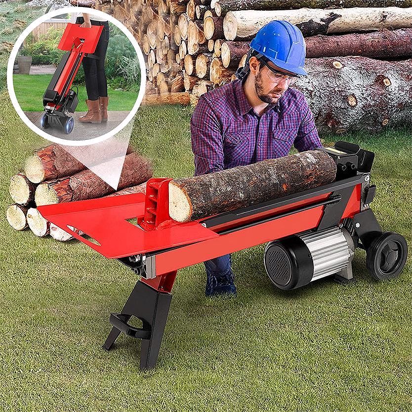 2026 Fendeur de bois hydraulique électrique 7 tonnes Heavy Duty