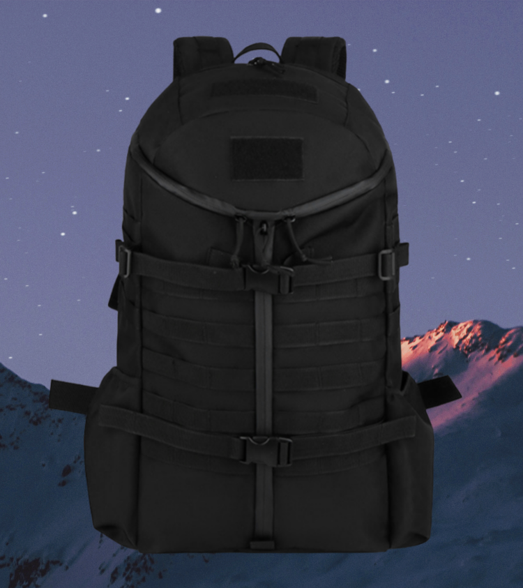 2026 Taktischer Outdoor-Rucksack – Schwarz