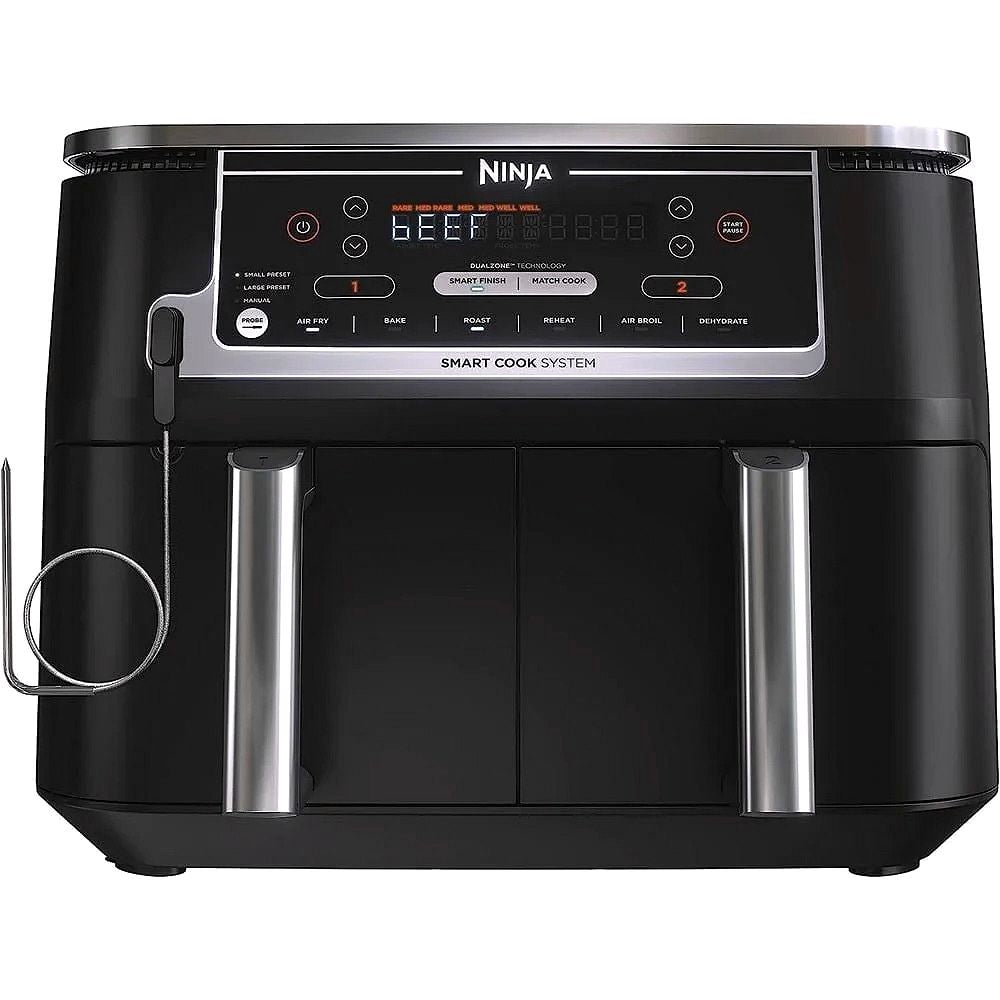 2026 Ninja DZ550 Foodi Friteuse à air chaud DualZone 10 Quart – 6-en-1