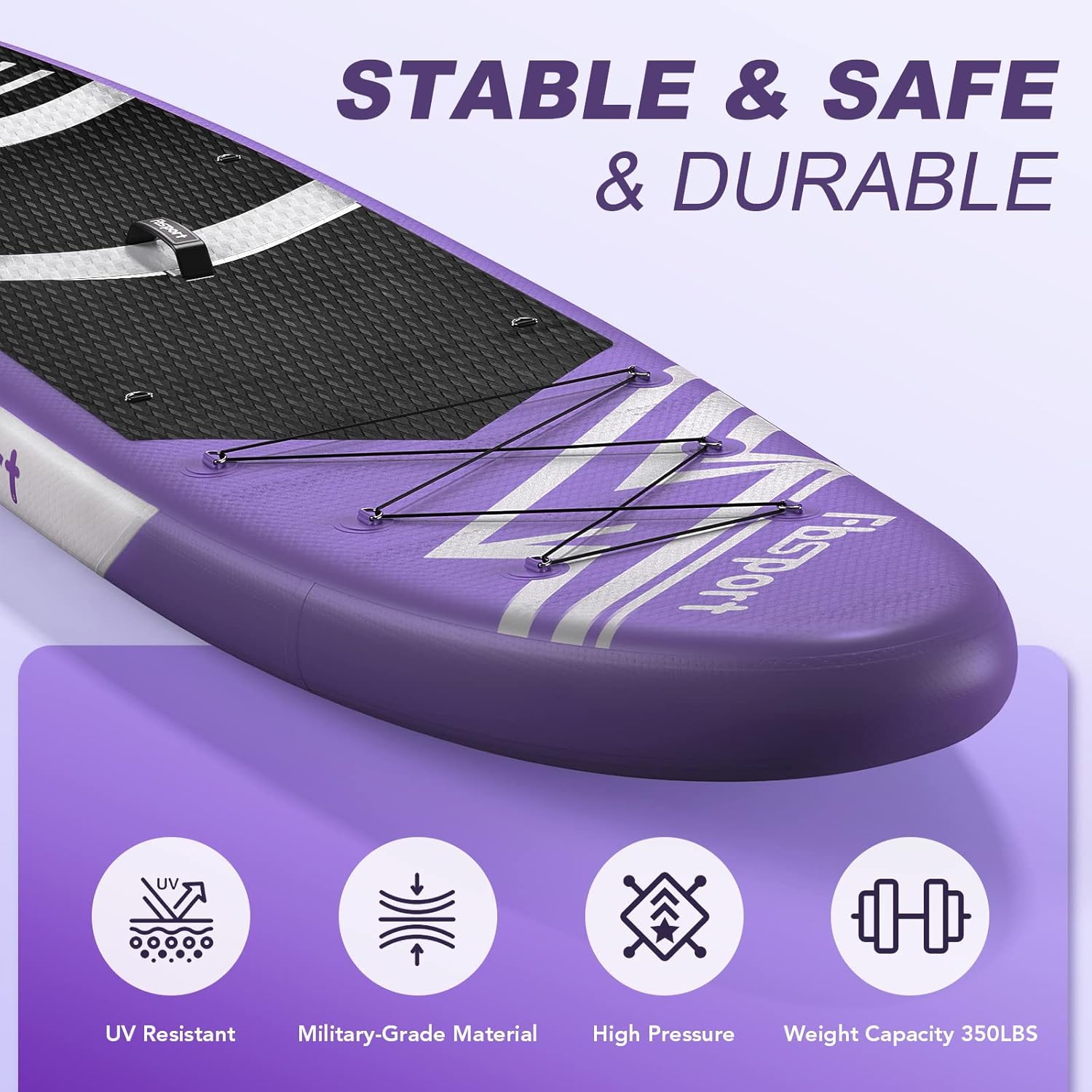 2026 Premium-Stand-Up-Paddle-Board, Yoga-Board mit strapazierfähigem SUP-Zubehör und Tragetasche | Breiter Stand, Surf-Kontrolle, rutschfestes Deck, Leine, Paddel und Pumpe für Jugendliche und Erwachsene