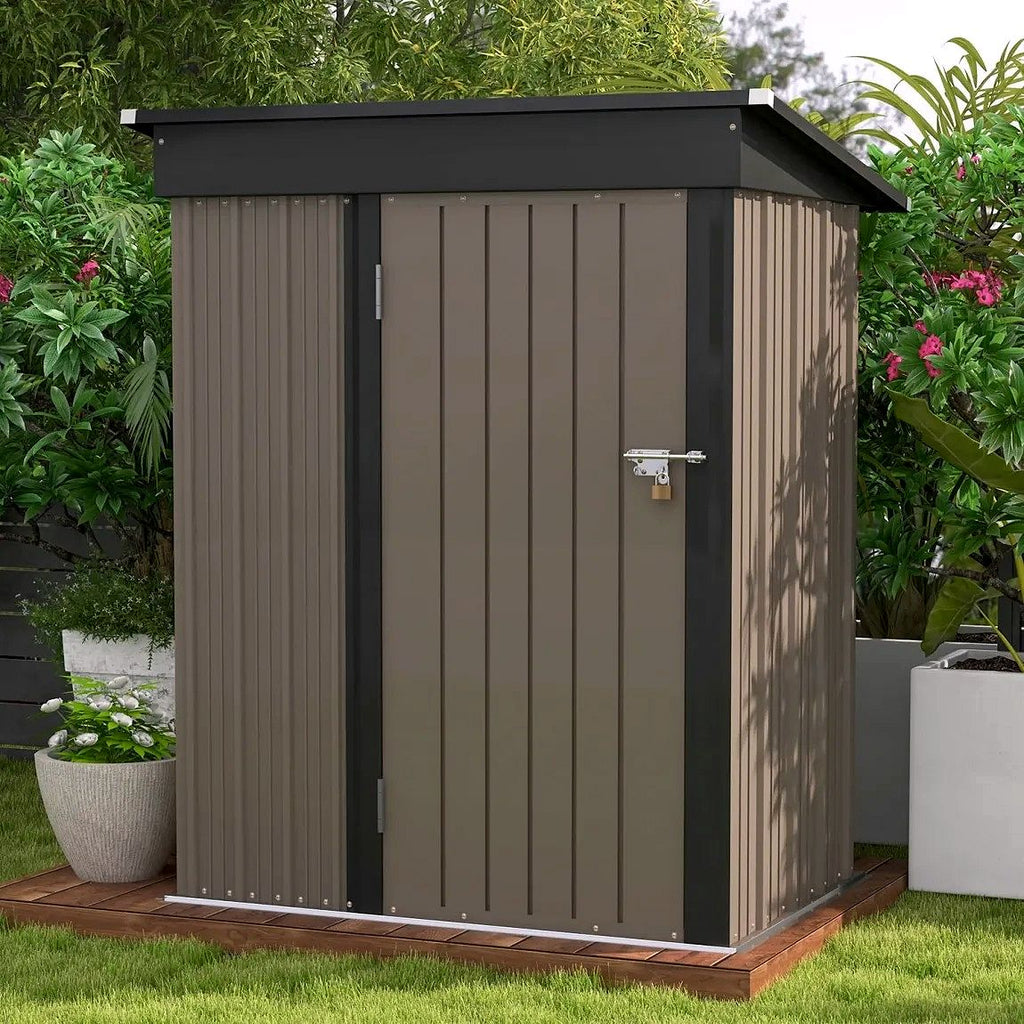 2026 Abri de jardin extérieur Patiowell 5 × 3 ft pour jardin, terrasse et pelouse