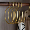 BowLift | S-shaped hanger - Elegant and space-saving metal wardrobe hanger (Set of 5)
