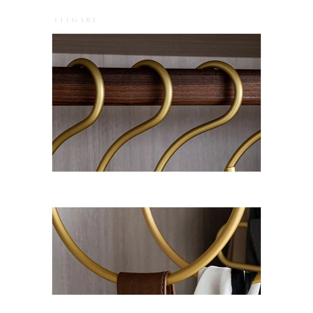 BowLift | S-shaped hanger - Elegant and space-saving metal wardrobe hanger (Set of 5)
