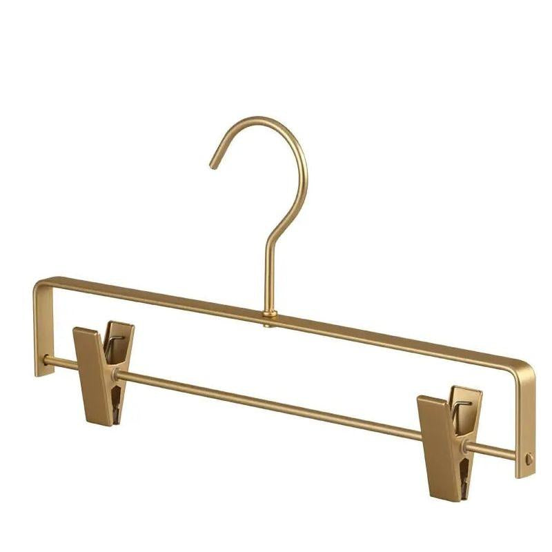 BowLift | ClipEase – Elegant Matte Non-Slip Trouser Hangers (Set of 5)