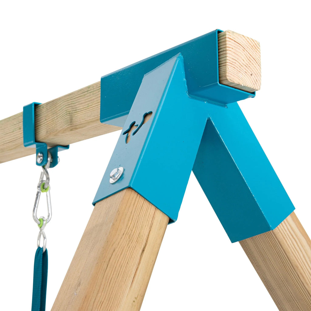 2026 TP Skywood Holzturm-Klettergerüst mit Wellenrutsche, Sky Deck & Doppelschaukel – FSC®-zertifiziert