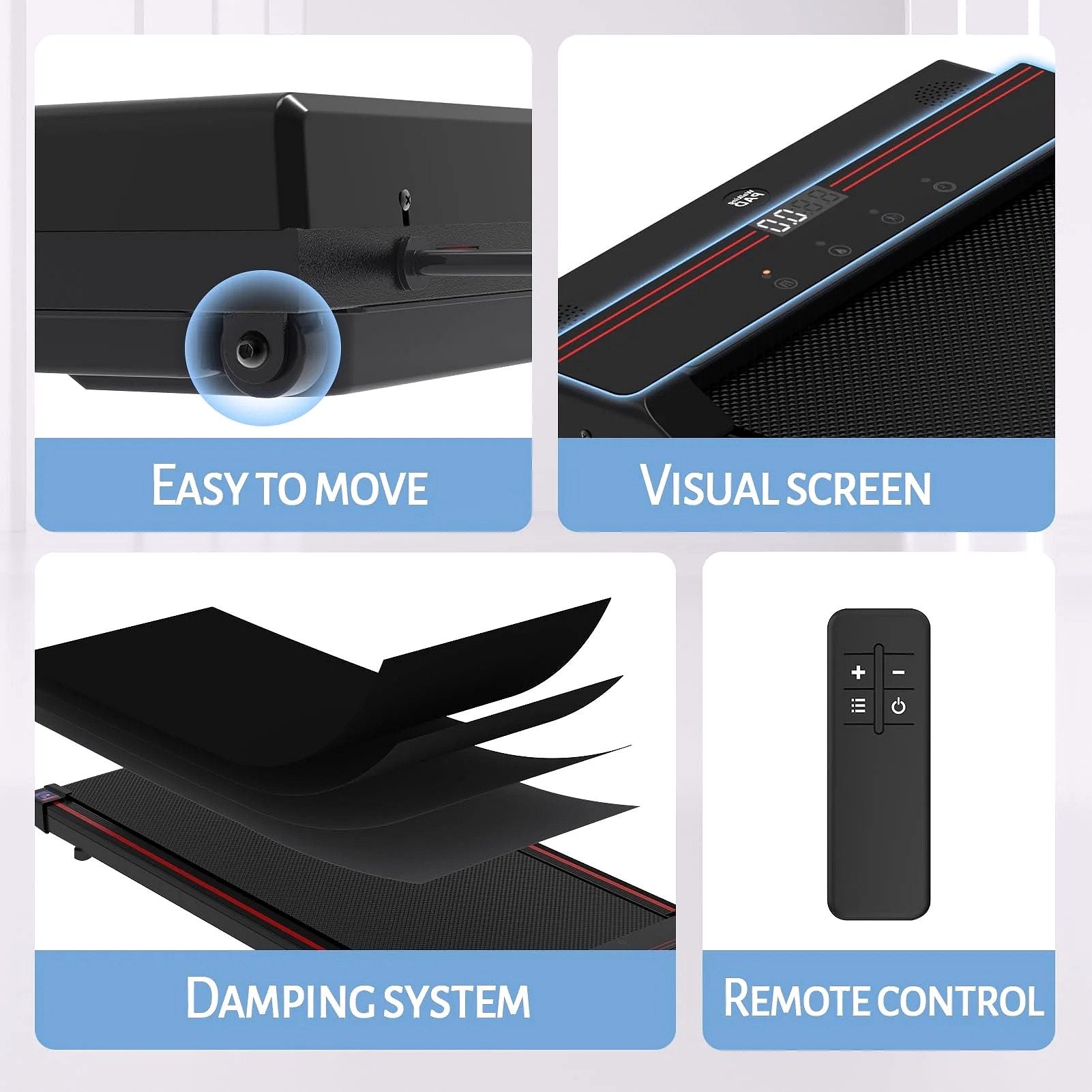 2026 Sperax Walking Pad – Tapis de marche compact à placer sous le bureau pour la maison et le bureau