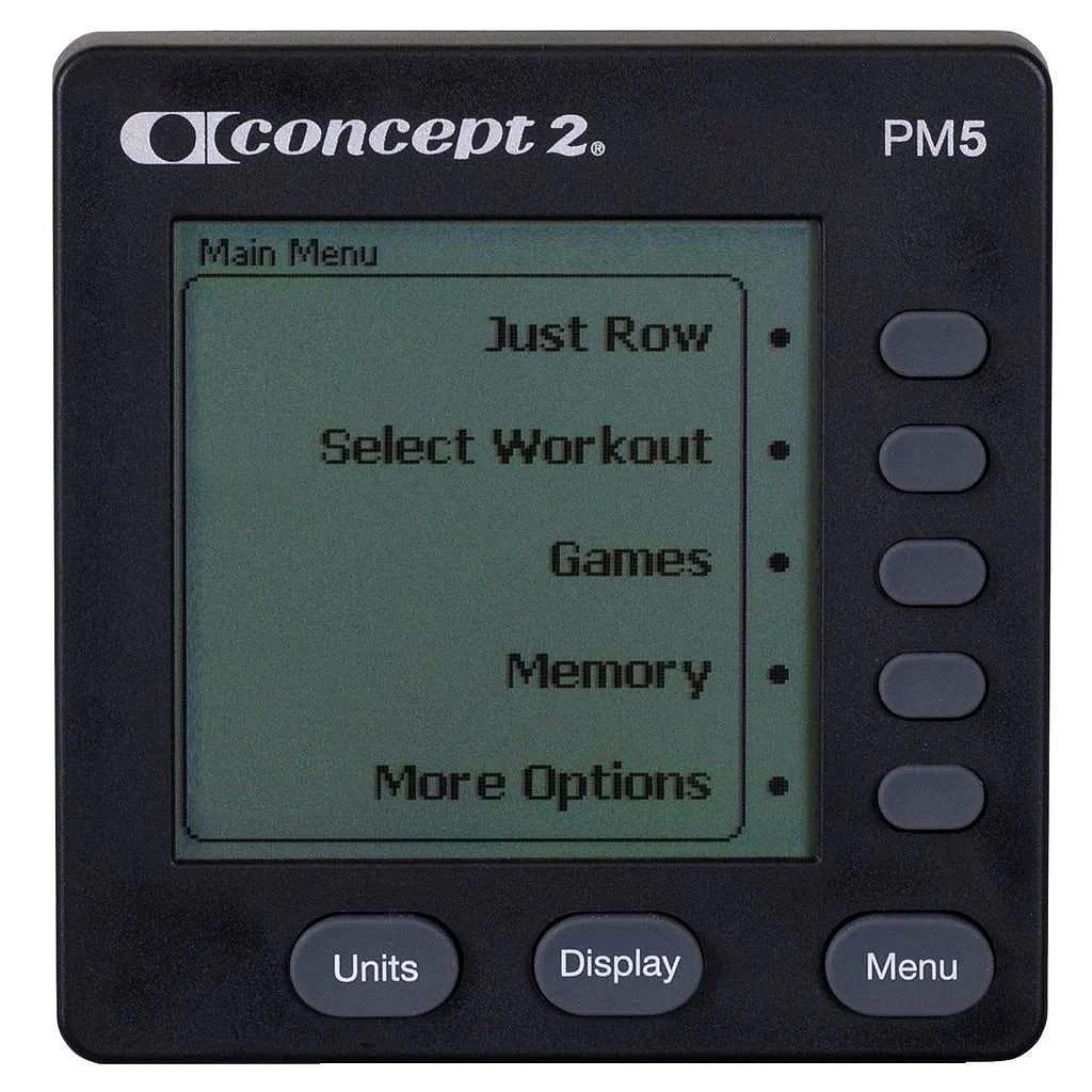 2026 Rameur d’intérieur Concept2 Model D avec moniteur PM5 (Light) – Gris