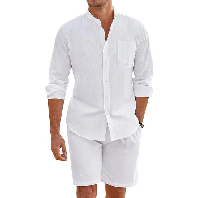 BowLift | Everyday Elegance: Men's Outfit Made of Cotton-Linen for Comfort & Style