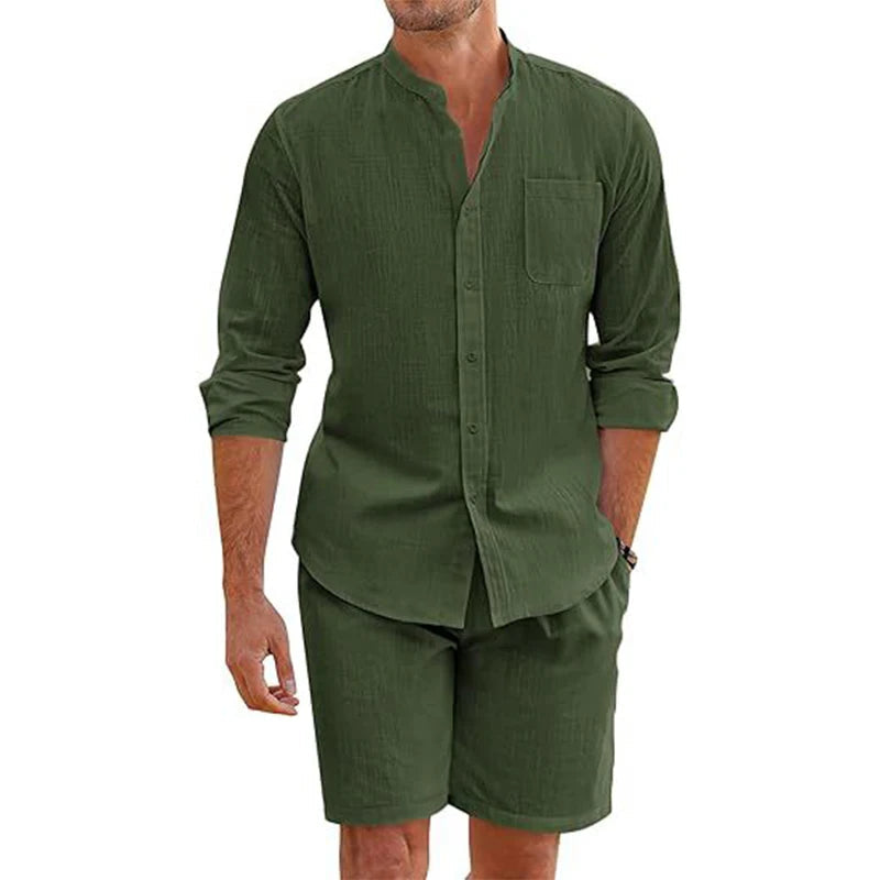BowLift | Everyday Elegance: Men's Outfit Made of Cotton-Linen for Comfort & Style