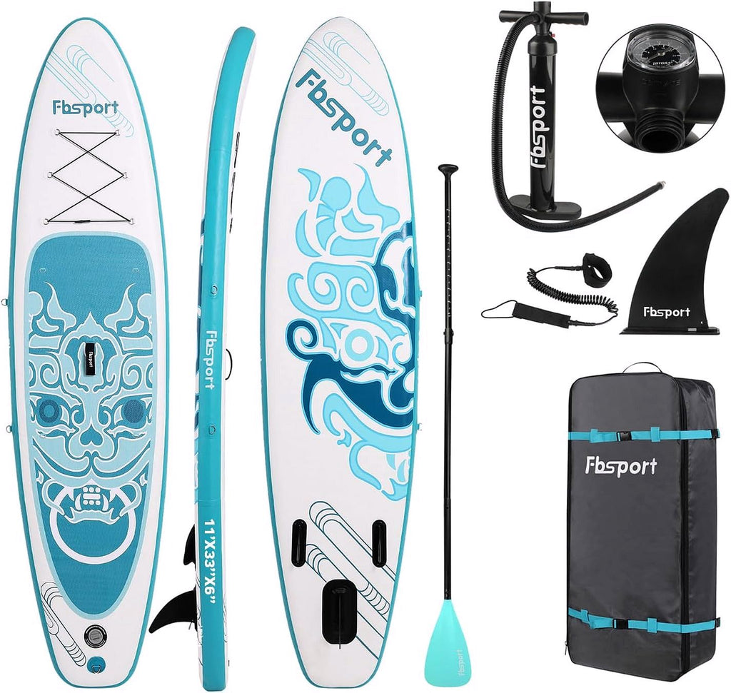 2026 Premium Stand Up Paddle Board, Yoga Board with Durable SUP Accessories & Carry Bag | Wide Stance, Surf Control, Non-Slip Deck, Leash, Paddle and Pump for Youth & Adult