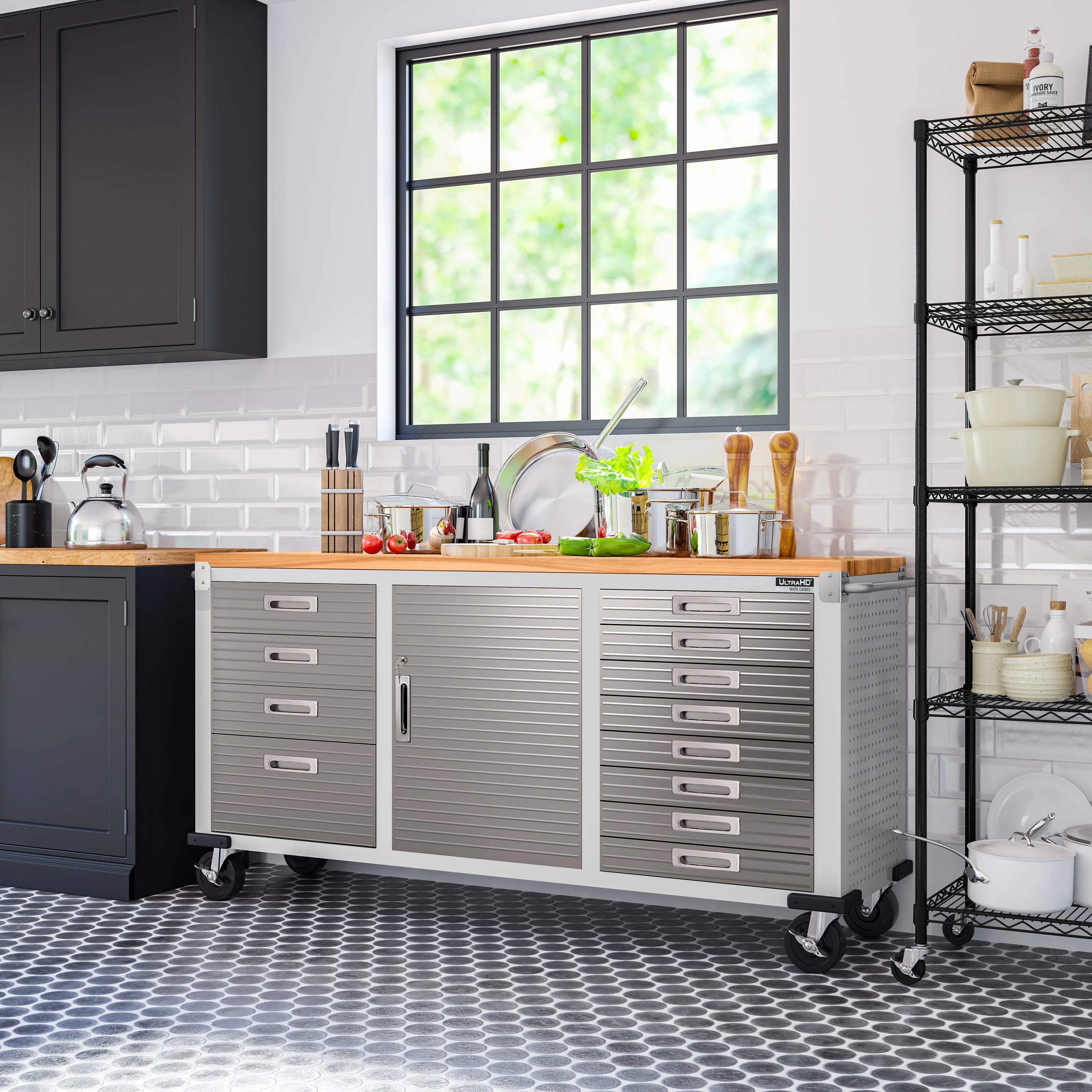 2026 UltraHD® 12-Schubladen rollbare Werkbank