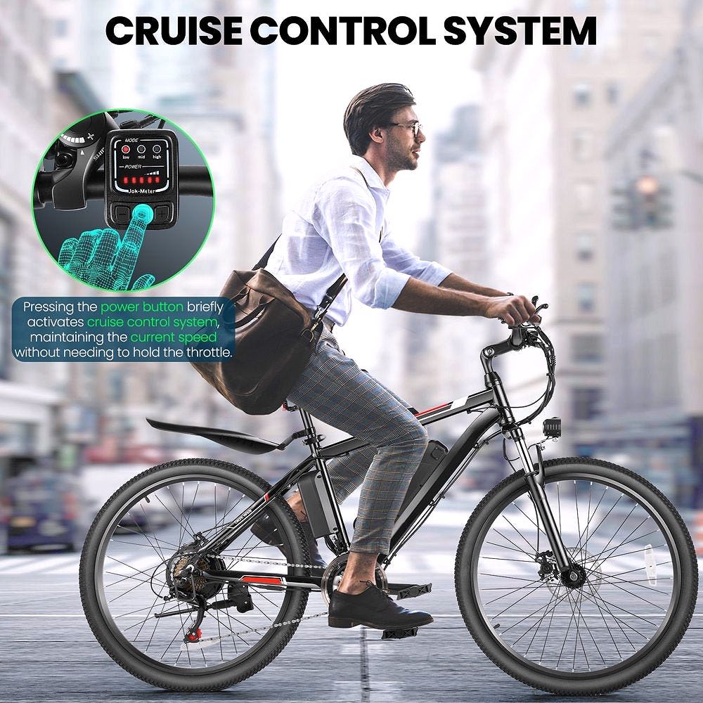 2026 Vélo Électrique 500W 26" pour Adultes avec Contrôle de Vitesse – Gocio