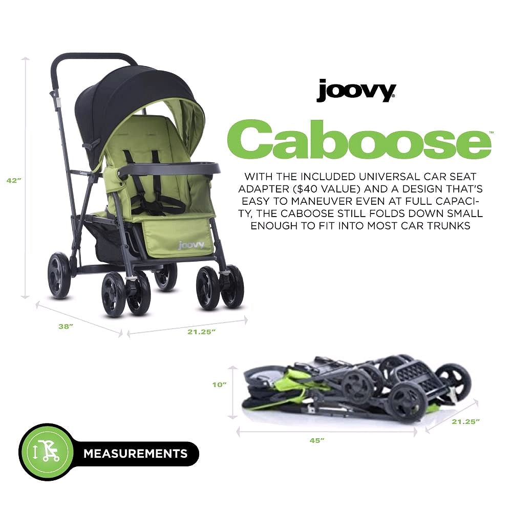 2026 Poussette Joovy Caboose Graphite – Appletree