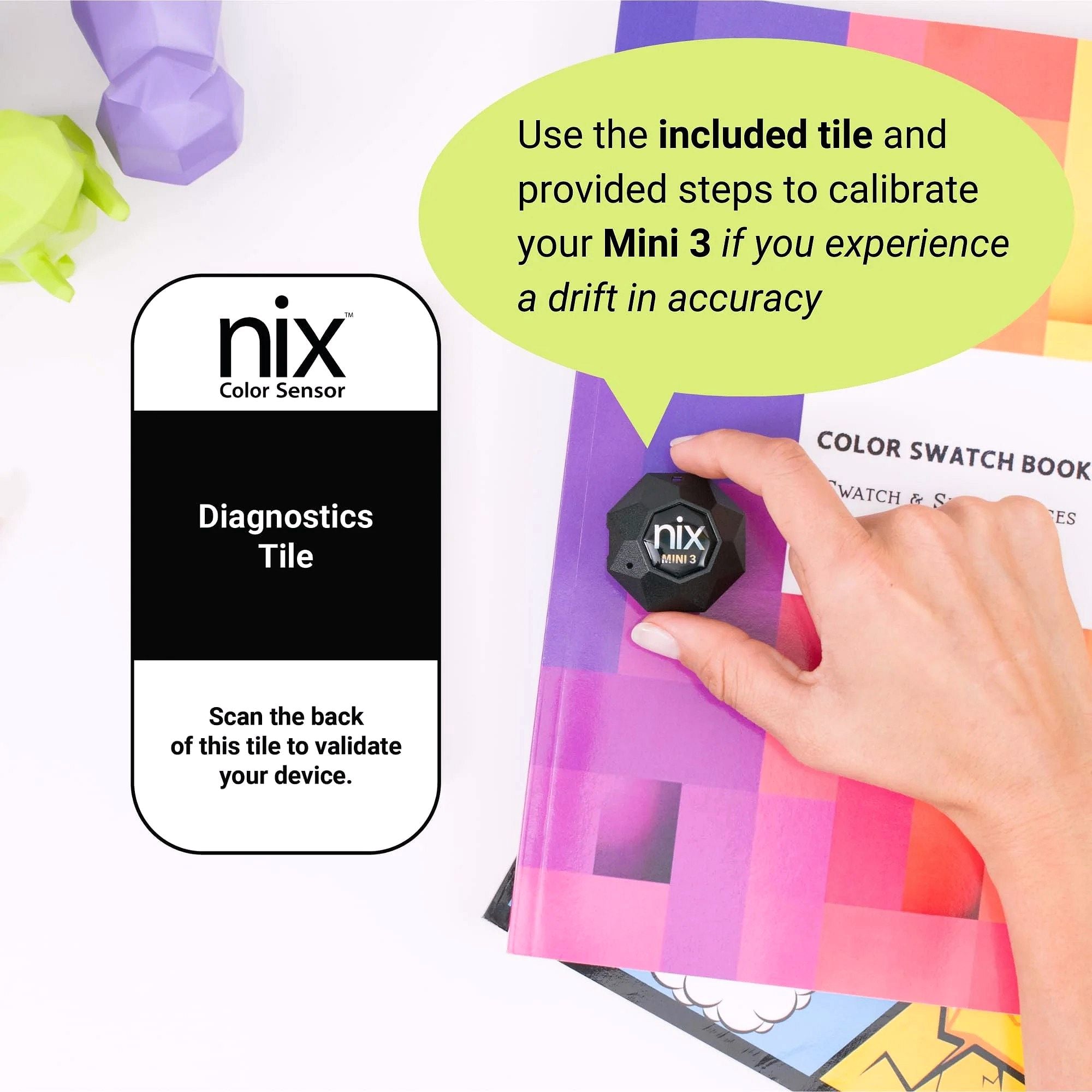 2026 Nix Mini 3 Colorimeter à capteur de couleur – Appareil portable de mesure de correspondance des couleurs