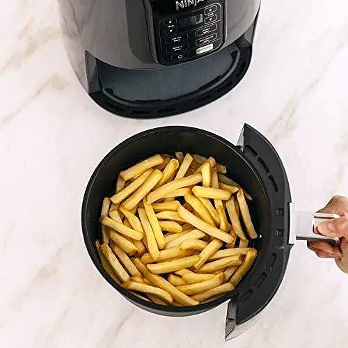 2026 Friteuse à air Ninja AF101, 4 Qt, Noir/Gris