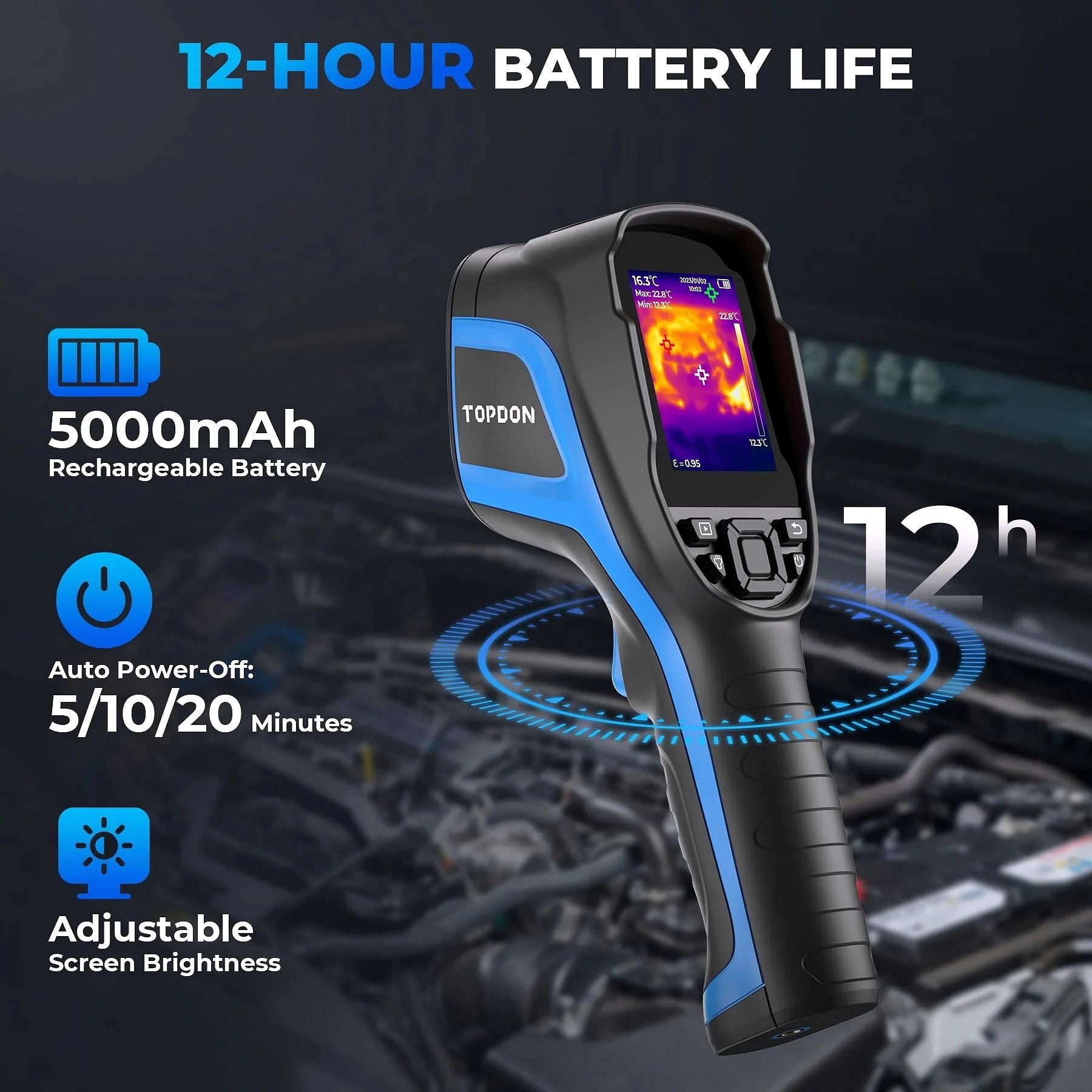2026 Caméra thermique TOPDON – Résolution IR haute définition 256 × 192
