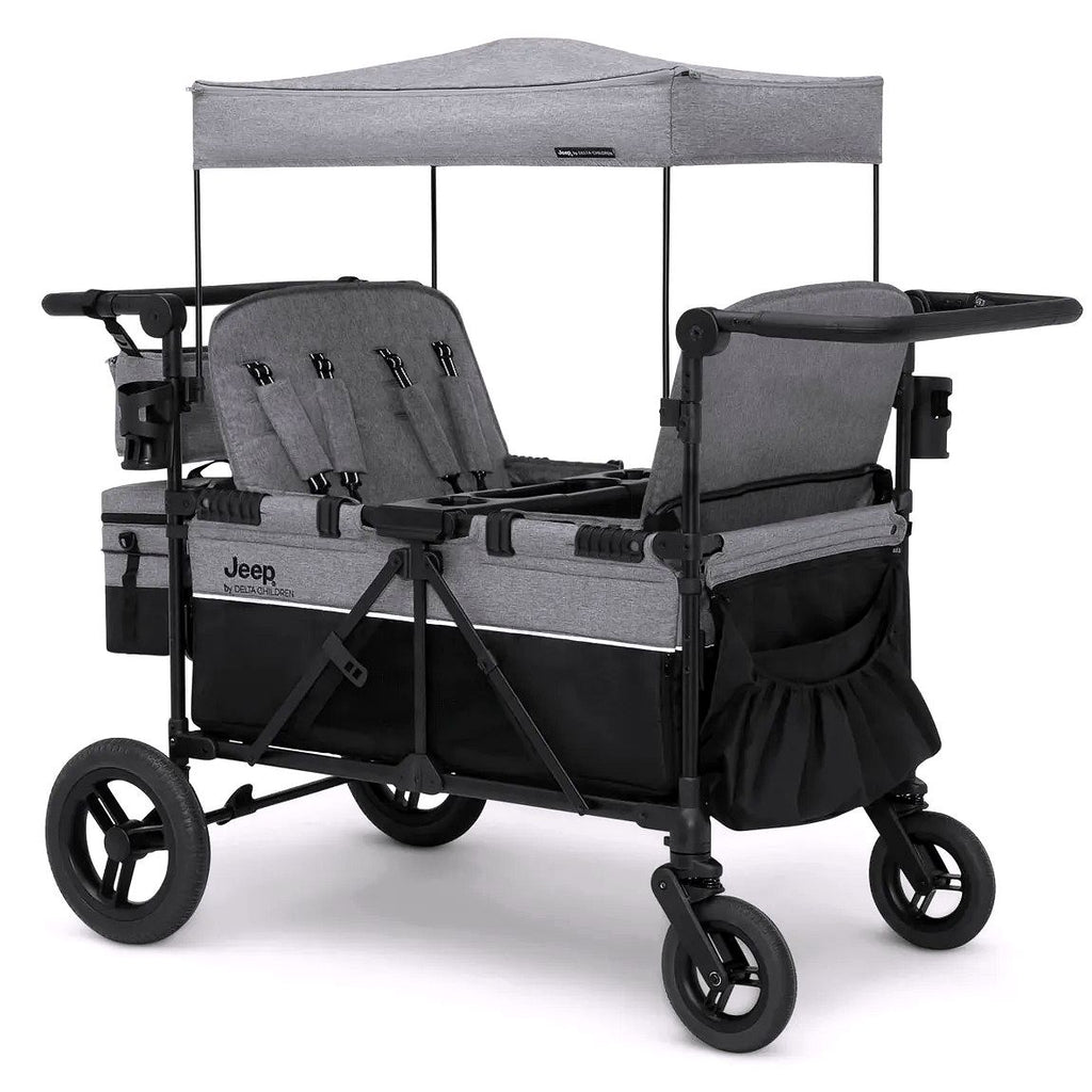 2026 Jeep Wrangler Deluxe Wagon Poussette 4 places – par Delta Children