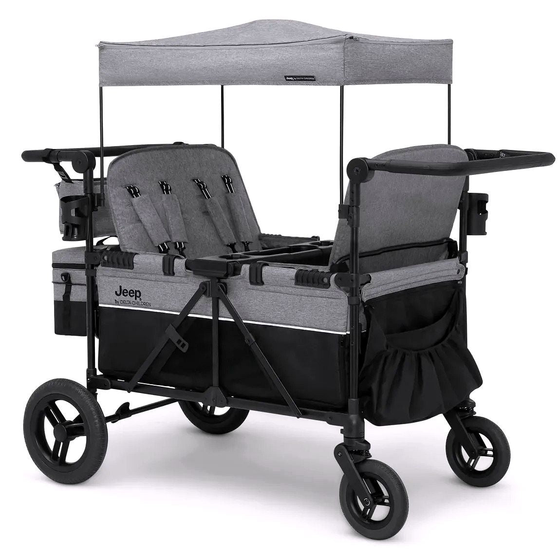 2026 Jeep Wrangler Deluxe Wagon Poussette 4 places – par Delta Children