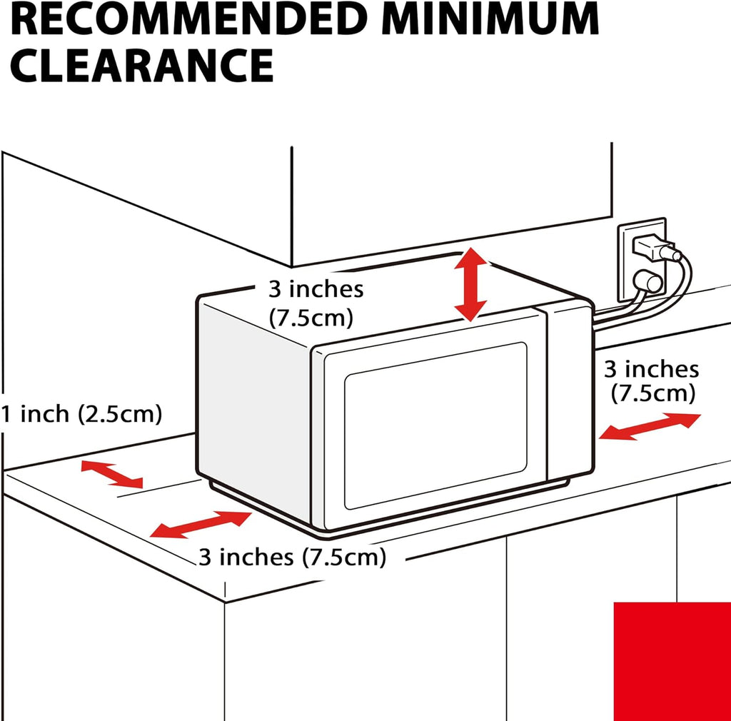 2026 TOSHIBA 4-in-1 ML-EC42P(SS) Mikrowellenherd für die Arbeitsplatte, Smart Sensor, Konvektion, Heißluftfritteuse-Kombination, Stummschaltfunktion, Positionsspeicher, 13,6" Drehteller, 1,5 Kubikfuß, 1000 W, silber
