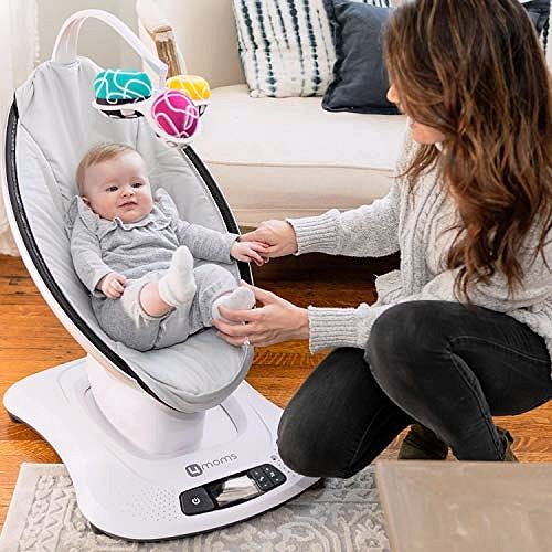 2026 Transat bébé 4moms mamaRoo 4 Multi-Motion™ – Balancelle bébé Bluetooth avec 5 mouvements uniques