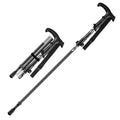 2026 Ultraleichter Aluminium-Wanderstock – Schwarz