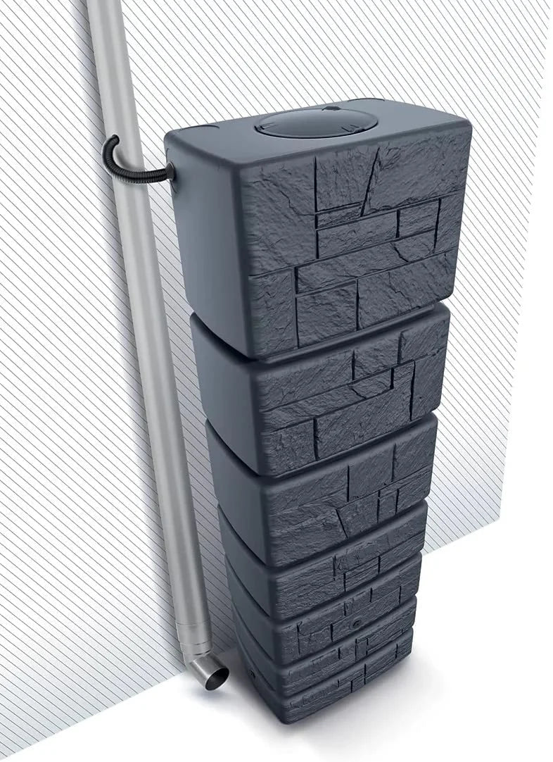 2026 2025 Regenwassertank Tower Stone, Regentonne 350-500L